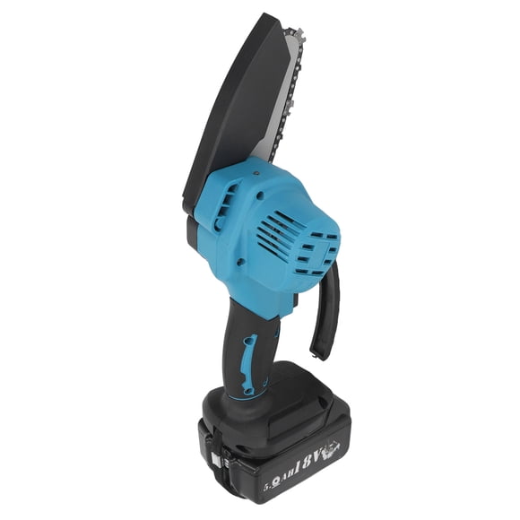 Mini Motosierra Portátil, Eléctrica, Inalámbrica, Portátil, De Velocidad Rápida, Sierra De Cadena De Poda Para Jardín, Para Batería De 18V