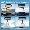 thumbnail image 7 of ASTRAEA 1 Pack Car Phone Holder, 360° Rotatable and Retractable Rear View Mirror Phone Holder for All Mobile Phones, Black, 7 of 7