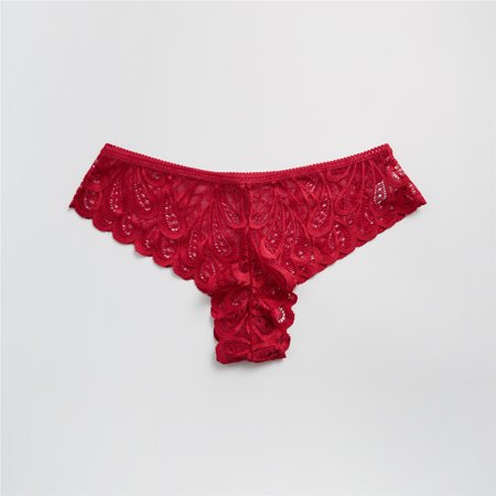 

ERTUTUYI Women s Essentials Stretch Bikini Panty Lace Trim 4 Colors Comfy Underwear