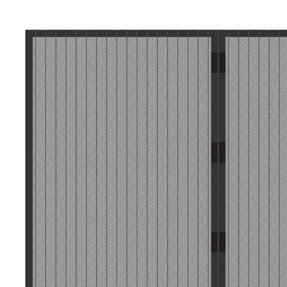 Everyday Home Magnetic Mesh Screen Door Curtains with Automatic Close, 38 x 80 in., Black - image 5 of 8
