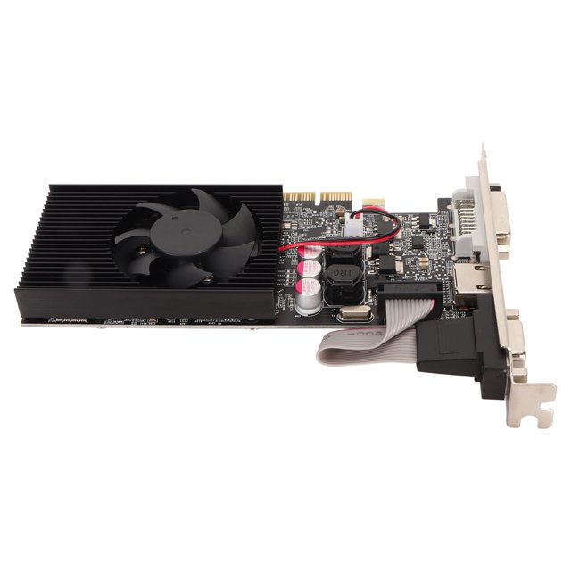 Tarjeta Gráfica Para Juegos, Tarjeta Gráfica Silenciosa De Funcionamiento Suave GT210 1G DDR3 De 64 Bits Con Ventilador De Refrigeración Para Multimedia