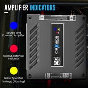 Banda ICEX2000.2 Ice X 2001 One Channel 2000 Watts Max @ 2 Ohm Car Audio Mono Amplifier W/bass Boost Subsonic Filter And Low Pass Filter