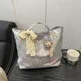 thumbnail image 4 of Bolso de mujer con axila nueva tendencia de primavera y verano 2025, nicho de estilo occidental, bufanda de seda, moda de un solo hombro, bolso grande de gran capacidad, bolso de ocio, 4 of 5