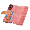 thumbnail image 2 of for Motorola Moto G Stylus 5G 2024 PU Leather + TPU Wallet Case, Card Slots Wristband Kickstand RFID Blocking Anti Peeping Magnetic Clasp Full Body Protection Cover for Moto G Stylus 5G 2024, Pink, 2 of 9