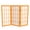 Honey, variant on 2 ft. Tall Desktop Window Pane Shoji Screen - Black - 6 Panels