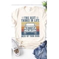 thumbnail image 2 of The Best Things in Life messy hair graphic Tee T-Shirt, 2 of 2