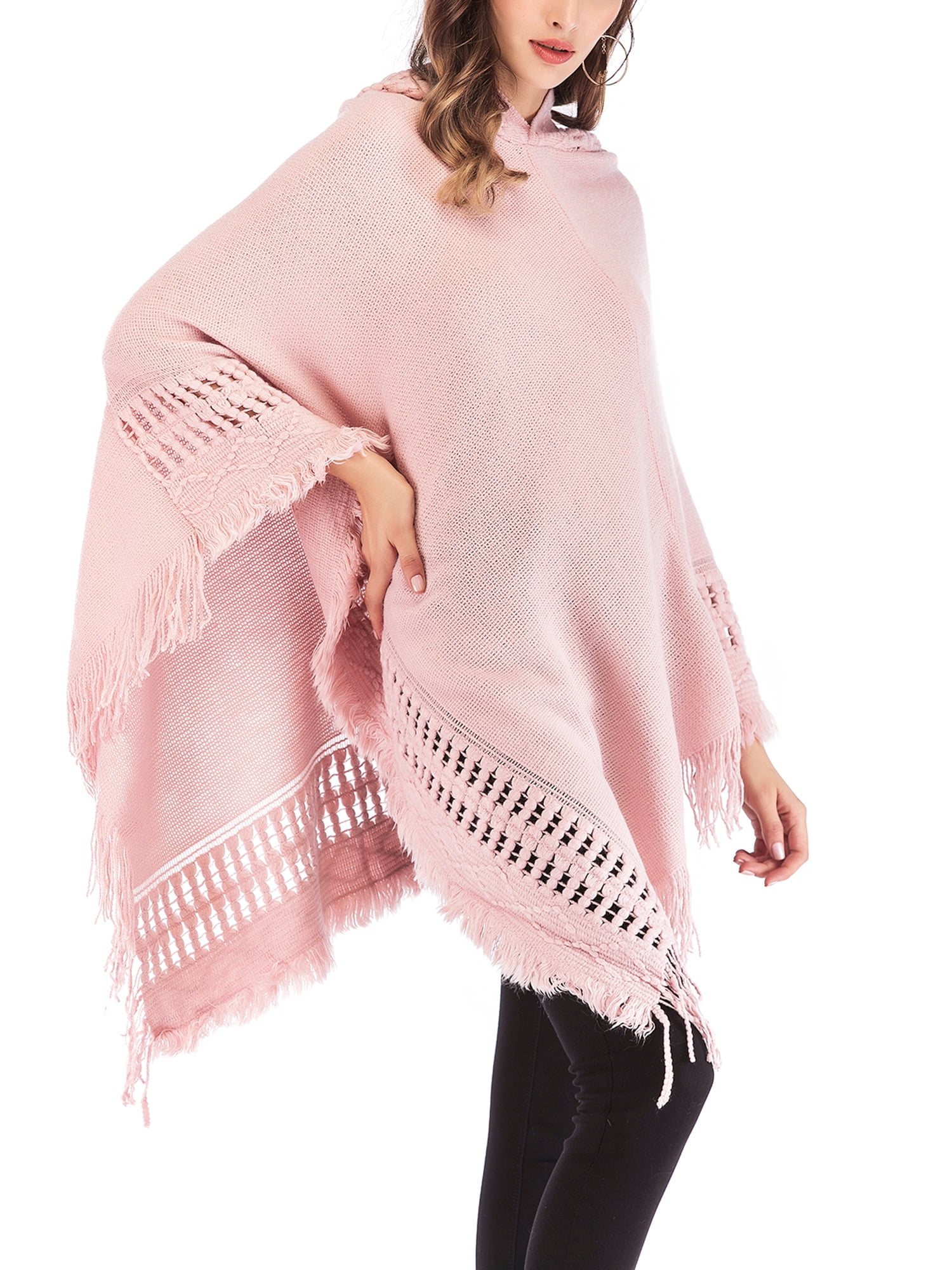 Comfy Cozy Versatile Poncho MADE IN USA Sweatshirt for Cold Weather Unisex Adult Poncho Style Sweater Fleece Cover Up with Muffler