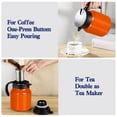 thumbnail image 6 of YasTant 34 Oz Thermal Coffee Carafe, Double Wall Stainless Steel Insulated Vacuum Coffee Pot Teapot for Keeping Hot, 1 Liter Beverage Dispenser with Removable Tea Filter – Orange, 6 of 8