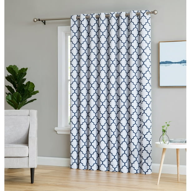 HLC.ME Lattice Print Thermal Grommet Room Darkening ...