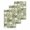 Sage Green, variant on Sage Green Geometric Kitchen Dish Towels for Drying Dishes Set of 3, Modern Abstract Art Botanical Waffle Weave Microfiber Hand Tea Bathroom Towels Quick Dry & Absorbent Towel 12x12
