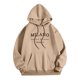 thumbnail image 5 of MHFRRA Sudadera con Capucha y Estampado de Letras para Uso Informal Jersey Elegante y Cómodo para Uso Diario Ideal para Actividades Al Aire Libre y Relajación Marrón, 5 of 5