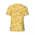 thumbnail image 6 of T Shirt For Men Yellow Starfish Mens Seashells Print Classic Sports T-Shirts Quick-dry Summer Hippie, 6 of 7