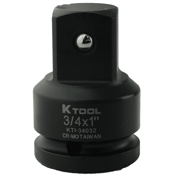 K-Tool 34032 3/4" Female to 1" Male Impact Socket Adapter (EA)