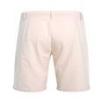 thumbnail image 4 of Men Shorts  Solid Color High Waist Cotton Linen Short Pants Casual, 4 of 6