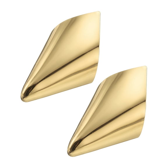 2Pcs Metal Shoes Pointed Protector Pointed Shoe Head Tips Cap for Shoe Protection Repair(Gold, 32mm)