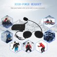 thumbnail image 1 of Auriculares Para Casco, Comunicación Inalámbrica Bidireccional Negra Audio Claro Bluetooth 1200M Auriculares De Interfono Para Motocicleta Para 6 Usuarios ANGGREK Bluetooth Interphone Headset, 1 of 8