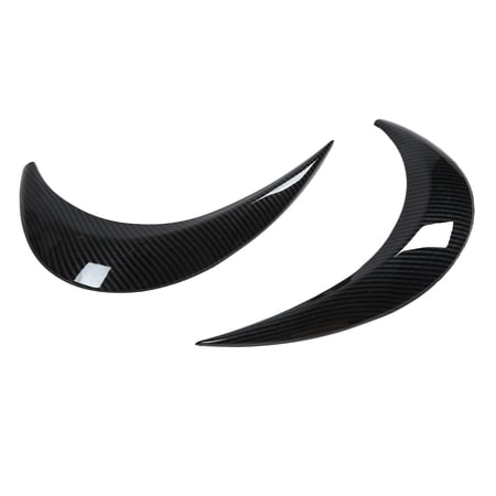 Headlight Eyebrow, Streamlined Design Carbon Fiber Color Headlamp ...