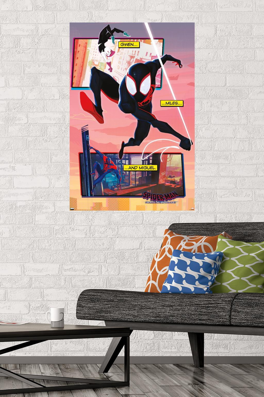 Marvel Spider-Man: Across the Spider-Verse - Trio Wall Poster, 22.375" x 34"