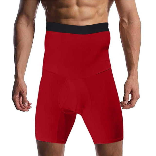 Pantalones moldeadores de silicona para hombre, pantalones moldeadores de cintura alta, ropa interior de ángulo plano, pantalones cortos moldeadores ajustados para hombre.