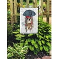 thumbnail image 2 of KDAGR Dog Portrait of Bulldog in Pirate Hat Bandana Dreadlocks Sailor Garden Flag Decorative Flag House Banner 12x18 inch, 2 of 2