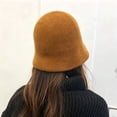 thumbnail image 4 of HAJWOH Women's Winter Knitted Bucket Hat Fashion Basin Cap Comfortable Warm Fisherman Hat for Outdoor Daily Wear, 4 of 5