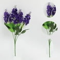 thumbnail image 4 of Artificial Hyacinth Flower Bouquet | Silk Fake Flowers for Home & Wedding Decor | Purple White Blue Red Pink Yellow | 12 Inch Tall Arrangement Centerpiece, 4 of 6