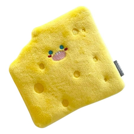 Luxshiny Sniffing Dog Mat Pet Foraging Toys Yellow Plush 1Set Food Hiding Wear Resistant