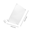 thumbnail image 2 of Raindrops Transparent Acrylic Photo Frame with Stainless Steel Stand for Desktop Display and Certificate Decoration, 2 of 8