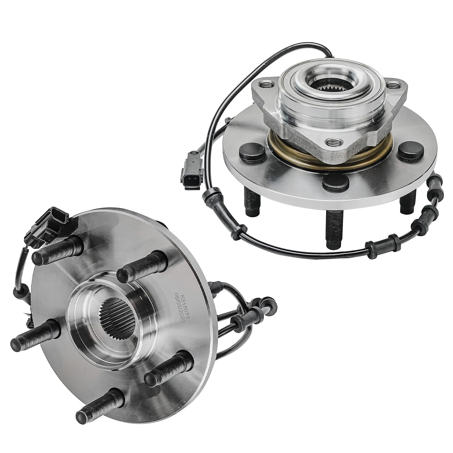 Detroit Axle - Front 14pc Suspension Kit for 4WD 2002-2005 Dodge Ram 1500, 2 Wheel Bearing Hubs 2 Control Arms 2 Ball Joints 4 Tie Rods 2 Sway Bars 2 Boots 2002 2003 2004 2005 Replacement