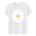 thumbnail image 3 of SHITINN Womens Fashion Casual Printing Shirts Round Neck Short Sleeve Tee Tops Tunic Blouse T Shirts Women Cute Short Sleeve Tops for Women Women's Summer Tops, 3 of 3