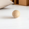 thumbnail image 7 of Homoyoyo Set of 2 Natural Wood Spheres Beige Smooth Finish for Crafts, Projects, Home Decor and Art Supplies, 7 of 7