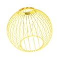 thumbnail image 3 of Pantalla de lámpara de hierro, cubierta de bombilla, decoración del hogar, accesorio de iluminación colgante industrial Oro 148x13cm, 3 of 9