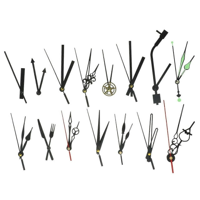 15 Sets Clock Hands Replacement Clock Hands Clock Repair Parts DIY Clock Accessories