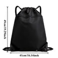 thumbnail image 2 of Drawstring Backpack for Men & Women,lightweight multi-purpose rope bags with multiple pockets,suitable for gyms,outdoor sports,swimming and travel, 2 of 7