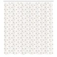 thumbnail image 2 of Ambesonne Dandelion Shower Curtain, Floating Botanical, 69"Wx70"L, Camel and White, 2 of 2