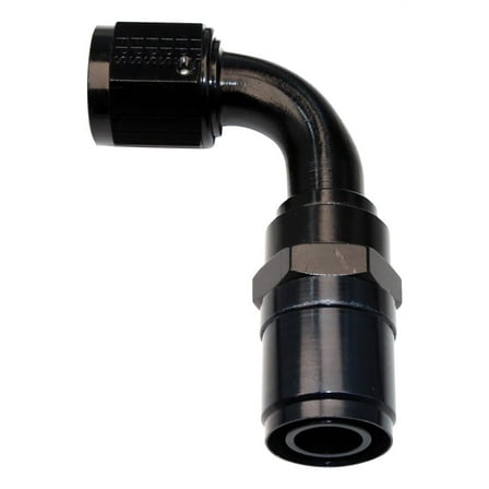 #12 Race-Rite Crimp-On Hose End 90-Degree