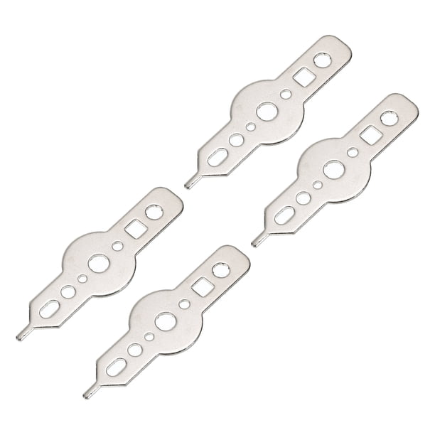 Herramienta de llave de dardo Uxcell, 4 paquetes de tensores de eje y ajustadores de punta para puntas de acero y suaves