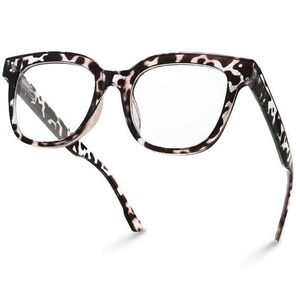 Gafas de luz azul con bloqueador de luz azul y UV de gran tamaño