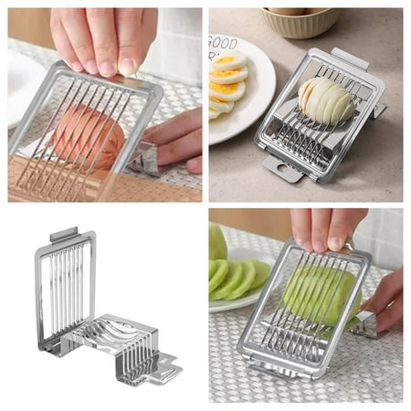 

Egg Slicer Egg Slicer For Hard Boiled Eggs Stainless Steel Wire Egg Slicer Heavy Duty Aluminium Egg Cutter Dishwasher For Egg Strawberry Soft Fruit Kitchen Chopper Berry Ceramic Cooking Items for The
