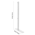 thumbnail image 2 of DEEPCRAFF 2 Pcs Support de Bureau à Panneau Perforé Blanc pour Bureau, Hauteur Réglable, Support d'Exposition Robuste pour Table, 2 of 8