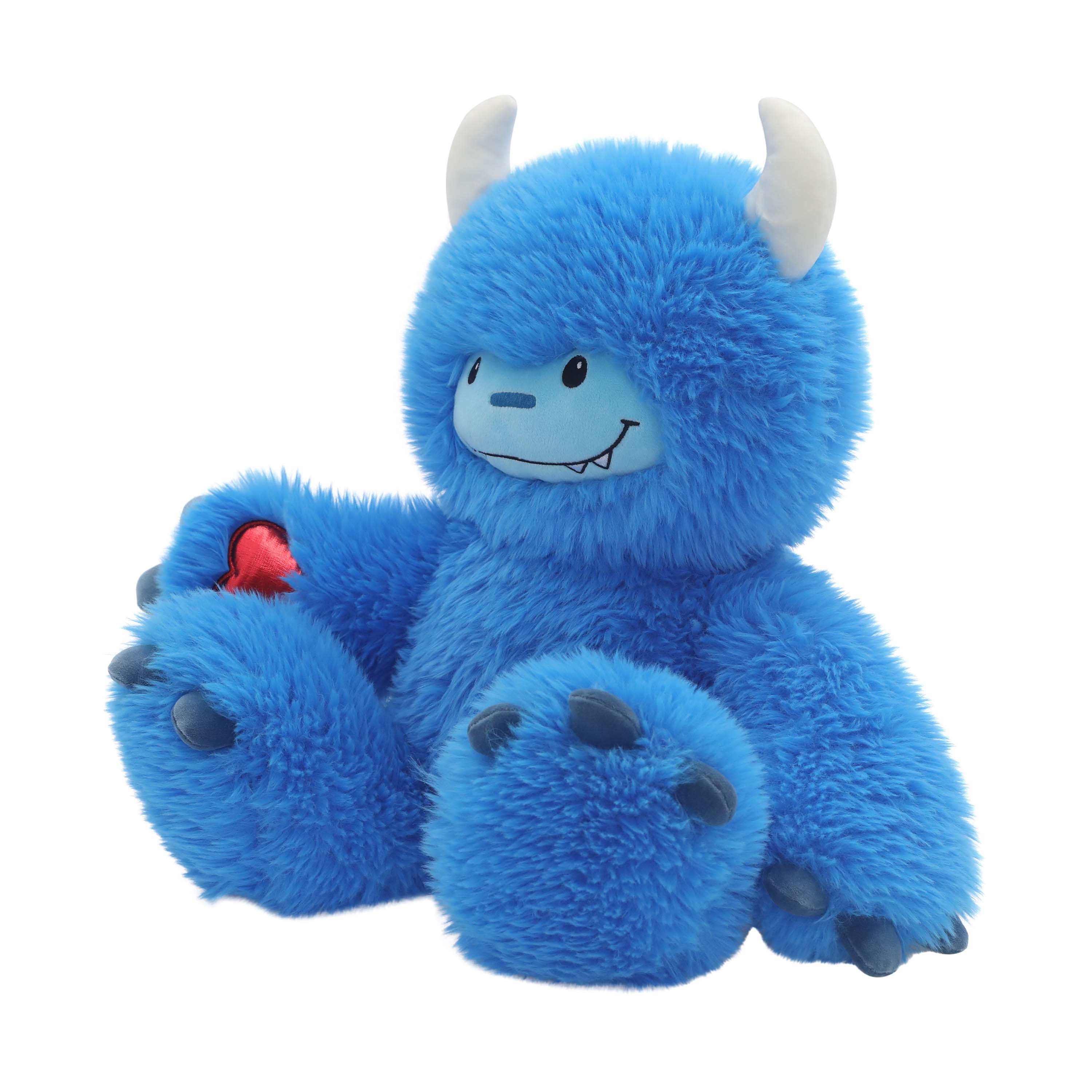Grand et adorable Yéti en peluche bleue de 33 cm pour la Saint-Valentin par Way to Celebrate