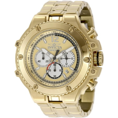 Invicta Invicta Racing Chronograph GMT Quartz Gold Dial Men's Watch 48317