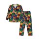 thumbnail image 1 of Fotbe Colored Guitars Pijama de Hombre con Estampado de Manga Larga, Conjunto de 2 Piezas, Ropa de Dormir Suave y Cómoda con Bolsillos-X-Large, 1 of 7