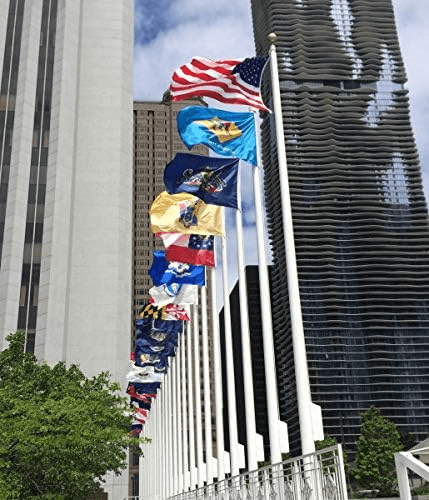 Colorado State Flag 3x5 Ft Double Sided US State Colorado Flag American States of Colorado Flags with 2 Brass Grommets Design Polyester Flags Decor for Indoor Outdoor