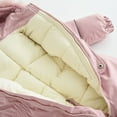 thumbnail image 7 of Boys Girls Ski Snow Jacket One Piece Hooded Baby Little Kids Winter Snowsuit Coat Romper Puffer Outwear 1-4T (1 Years, Pink #1), 7 of 7