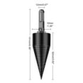 thumbnail image 3 of Harpily Drill Bit Tool Set Firewood Machine Drill Wood Reamer Punch Bit for Split Wood Cone-Drilling Tool One Size Multi-Color, 3 of 3