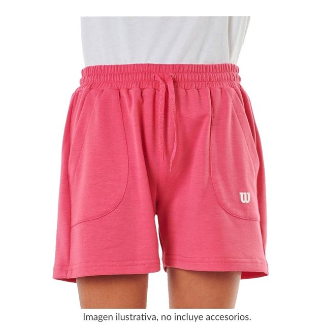 Short Wilson para Niña, Deportivo Fucsia Talla 8