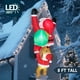 thumbnail image 2 of Papá Noel inflable navideño colgante de 2,4 m de Joiedomi con LED, 2 of 8