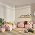 thumbnail image 4 of Bouclair Pink Kids Foam Lounge Chair, 4 of 6