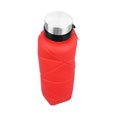 thumbnail image 1 of Botella De Agua Plegable De 700ml, Botella De Agua Segura Para Niños De Boca Ancha De Silicona De Alimentaria Con Mosquetón Para Deportes De Viaje, 1 of 7